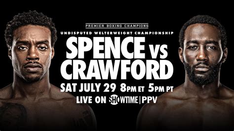 Spence vs Crawford: July 29, 2023 on SHOWTIME PPV